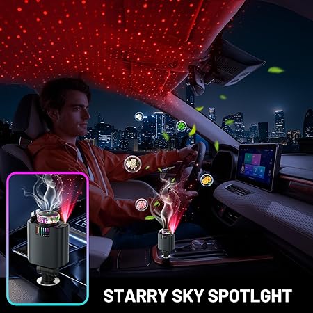Starlight Retractable Car Charger with Aromatherapy - Image 2